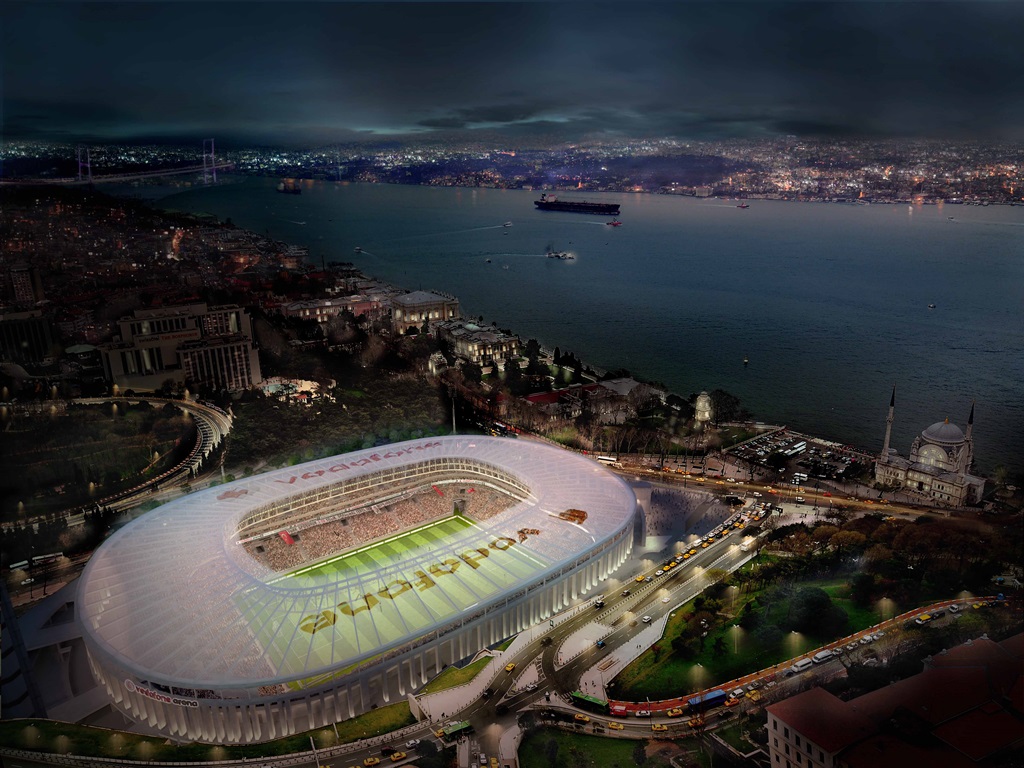 Vodafone Arena rüzgarıyla Beşiktaş